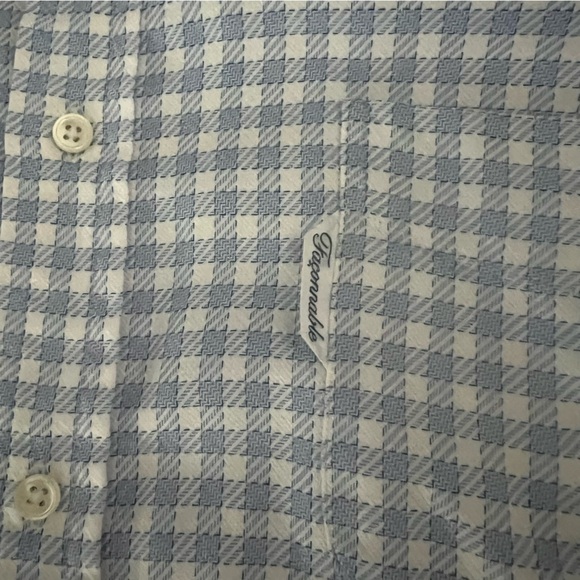 Faconnable Weave Pattern Button Down dress shirt size 16.5 Detailed - Picture 4 of 12